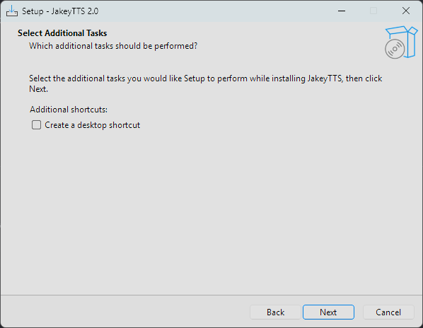 Ready to Install Confirmation Screen
