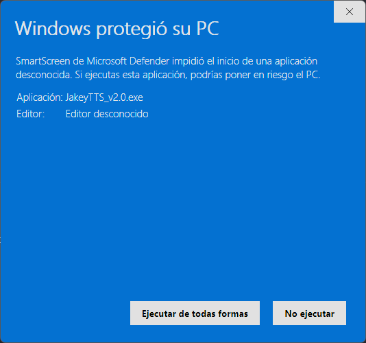 SmartScreen Run Anyway Button