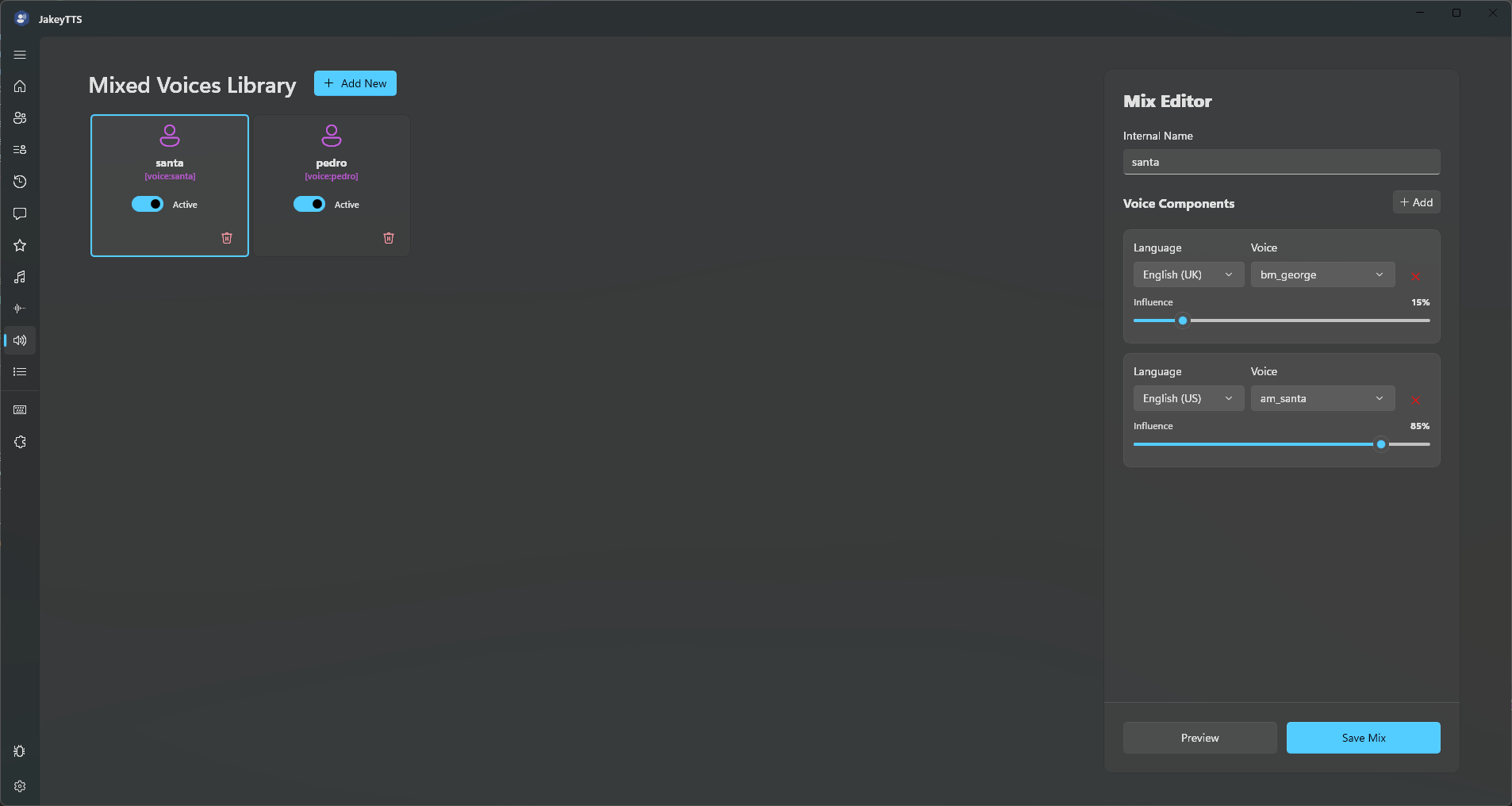 Mix Editor Normalization